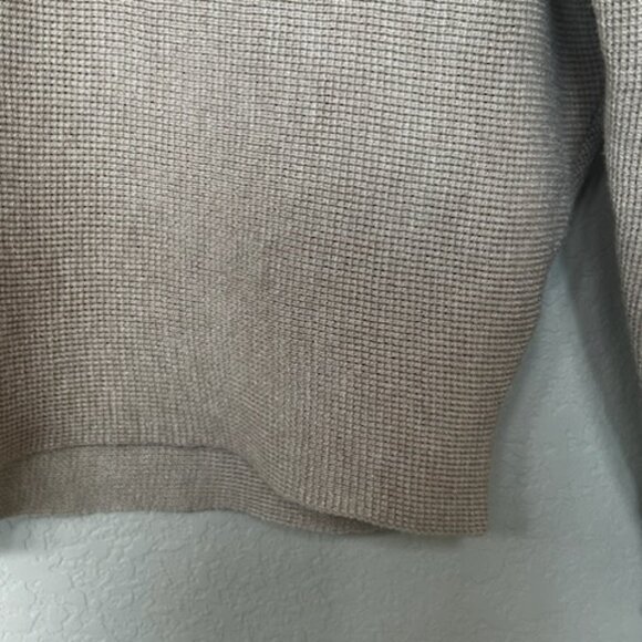 NWOT Cyrus Tan Taupe Fall Relaxed Fit Super Soft Pullover Sweater - Picture 6 of 7